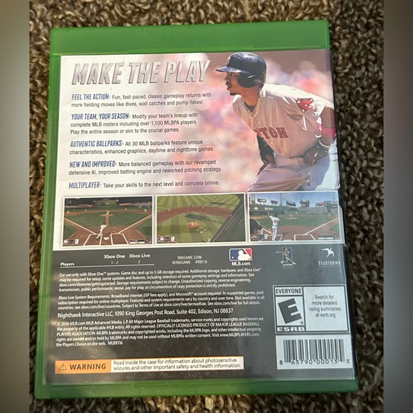 RBI Baseball 2016, Xbox One, Video Game - Picture 2 of 4